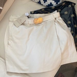 Banana republic cream skirt
